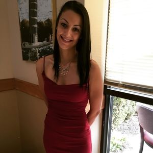 Y2K Metallic Red Dress